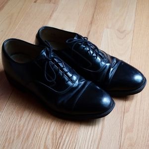 Black Johnston & Murphy Captoe Wingtip 6 D/B Shoes